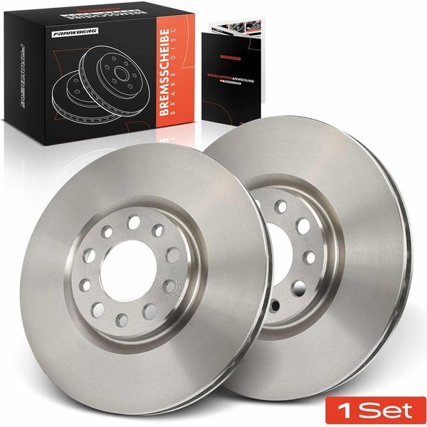 Frankberg 2X Dischi Freno Asse Anteriore Per Alfa Romeo 159 Sportwagon Brera Spider 939 2005-2011-image