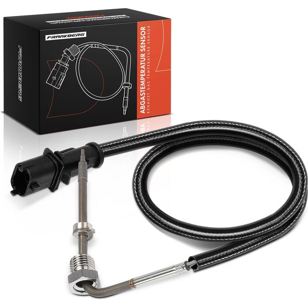 Frankberg 1X Sensore Temperatura Gas Di Scarico Per Fiat Idea Lancia Musa 350 2008-2012-image