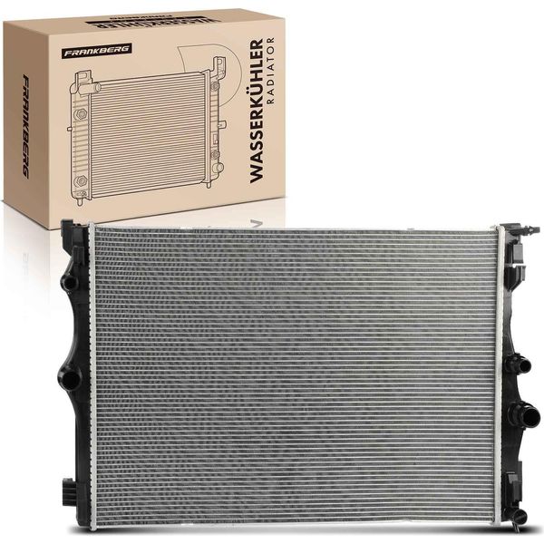 Frankberg 1X Radiatore Acqua Radiatore Motore Per Mercedes-Benz A W177 B W247 Cla C118 Gla H247 Glb X247-image