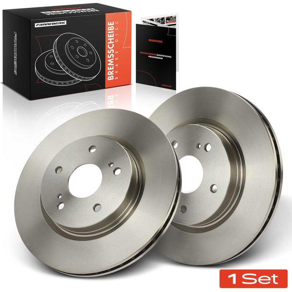 Frankberg 2X Dischi Freno Asse Anteriore Per Suzuki Grand Vitara Ii 1.6L 1.9L Anno Dal 2005-image
