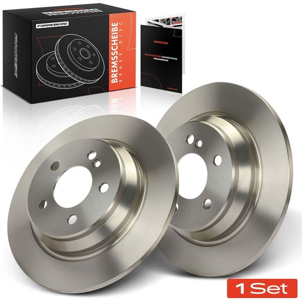 Frankberg 2X Dischi Freno Asse Posteriore Per Mercedes-Benz Classe S V220 W220 1998-2005-image
