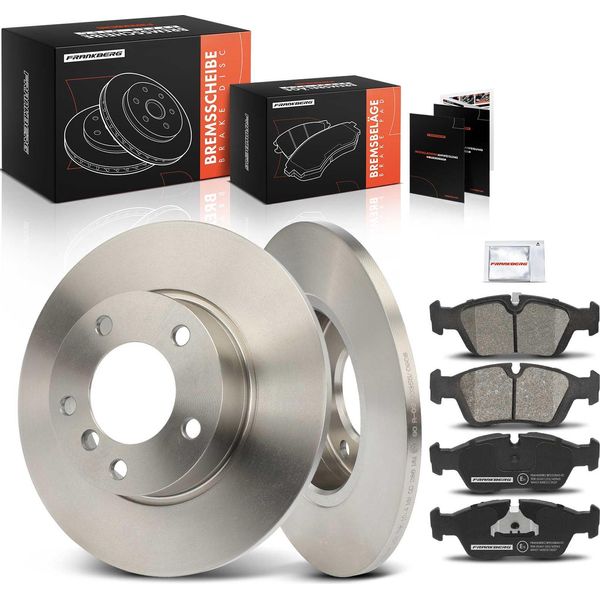 Frankberg 2X Dischi Freno 4X Pastiglie Freno Asse Anteriore Per Bmw Serie 3 E36 Serie 3 Compact Serie 3 Z3-image