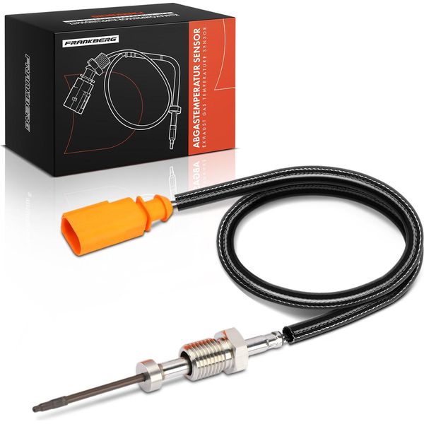 Frankberg 1X Sensore Temperatura Gas Di Scarico Per Vw Caddy Audi A3 Seat Leon Skoda Octavia Iv Superb Iii-image