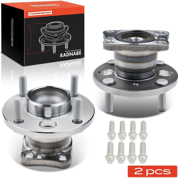 Frankberg 2X Mozzo Ruota Set Cuscinetto Asse Posteriore Entrambi I Lati Per Ford Fiesta Notchback Vi Van Ka+ 1.6L 1.0L 1.2L Anno Dal 2008-image