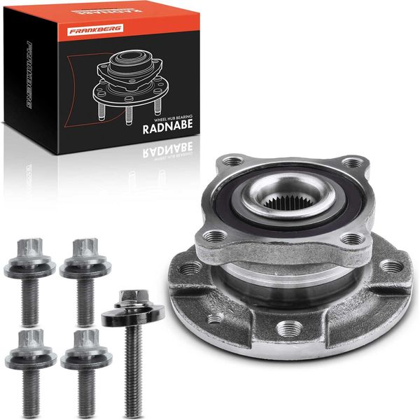 Frankberg 1X Mozzo Ruota Set Di Cuscinetti Asse Posteriore Entrambi I Lati Per Renault Twingo Iii Smart Forfour Hatchback-image