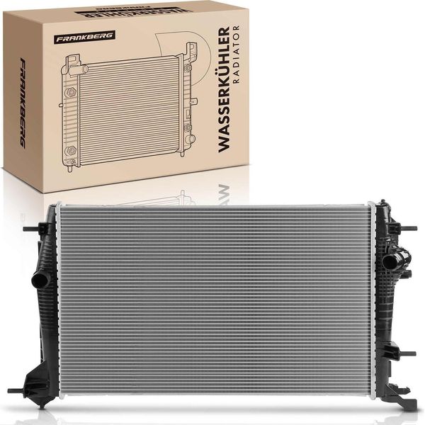 Frankberg 1X Radiatore Acqua Raffreddatore Motore Per Renault Grand ScéNic Iii Van 1.6L 2.0L 2009-2023-image