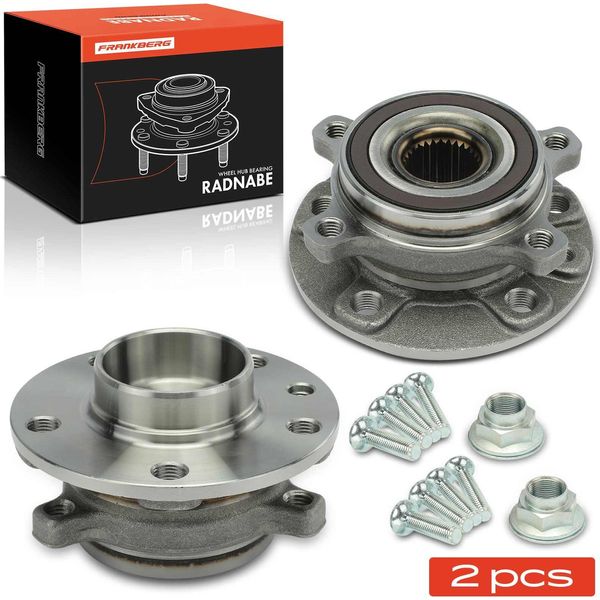 Frankberg 2X Mozzo Ruota Set Cuscinetto Asse Posteriore Su Entrambi I Lati Per Alfa Romeo Giulia Stelvio 2.9L 2.0L 2.1L Anno Dal 2015-image
