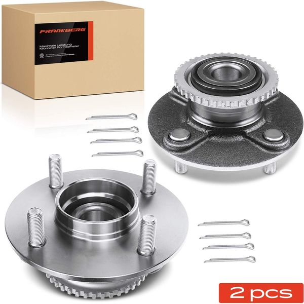 Frankberg 2X Mozzo Ruota Posteriore Set Di Cuscinetti Per Nissan Micra Ii K11 1.0L 1.3L 1992-2000-image