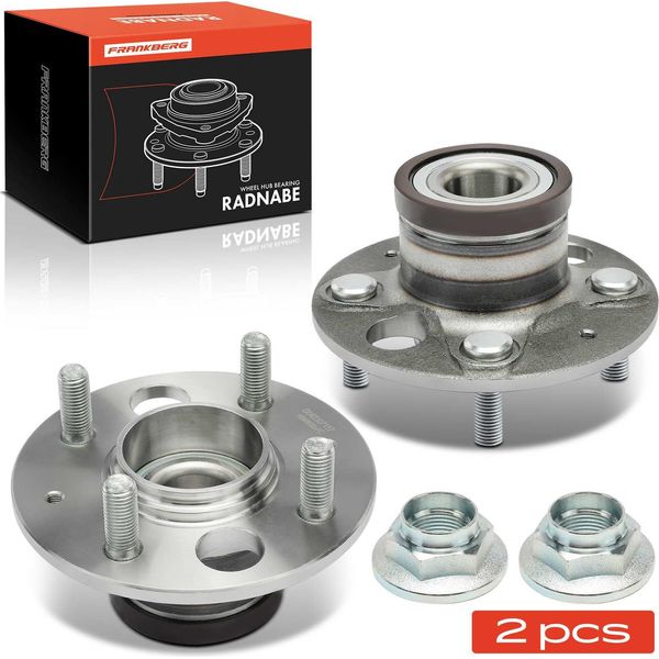 Frankberg 2X Mozzo Ruota Set Cuscinetto Posteriore Per Honda City Notchback Jazz Ii Iii 1.3L 1.2L 1.5L 2002-2008-image