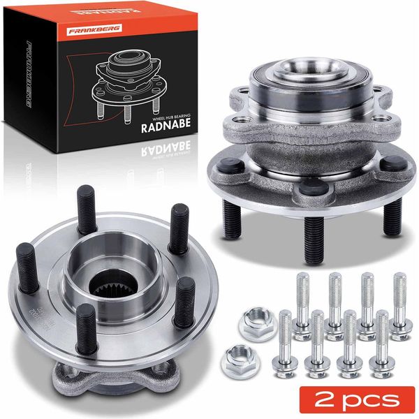Frankberg 2X Mozzo Ruota Set Di Cuscinetti Asse Anteriore Entrambi I Lati Per Ford Mondeo V Hatchback Notchback-image
