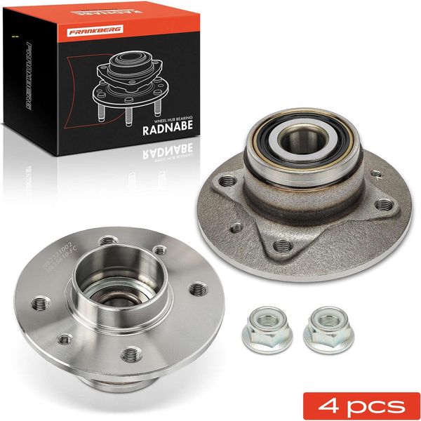 Frankberg 2X Mozzo Ruota Set Cuscinetti Asse Posteriore Entrambi I Lati Per Renault Laguna I 1.6L 1.8L 1.9L 2.0L 2.2L 3.0L 1993-2001-image