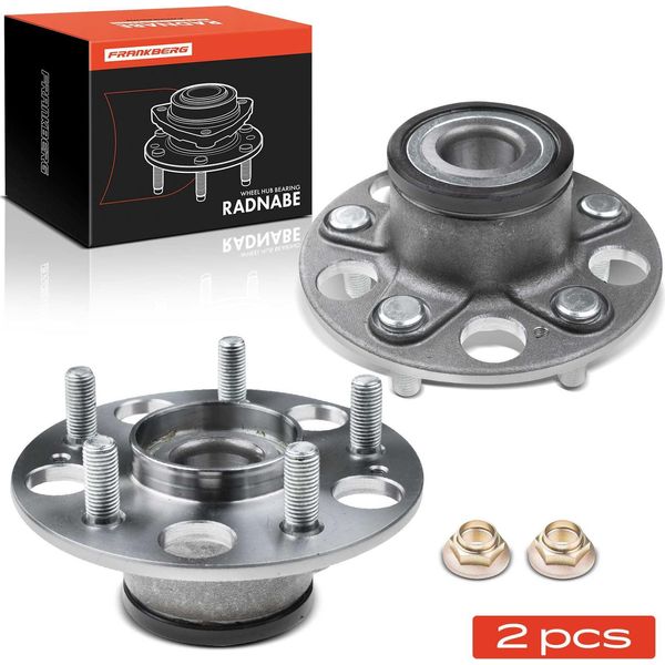 Frankberg 2X Mozzo Ruota Posteriore Set Di Cuscinetti Per Honda FR-V 1.7L 1.8L 2.0L 2.2L 2004-2009-image