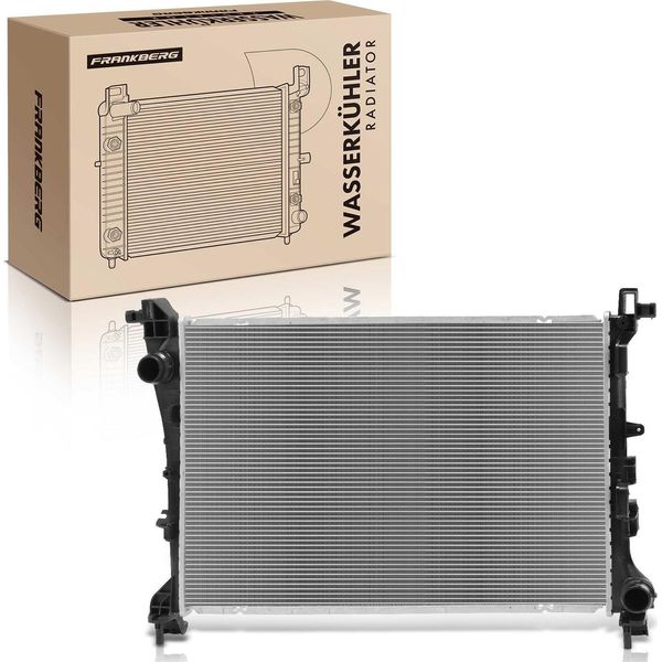 Frankberg 1X Radiatore Acqua Radiatore Motore Per Fiat 500L 351 352 0.9L-1.6L Anno Dal 2012-image
