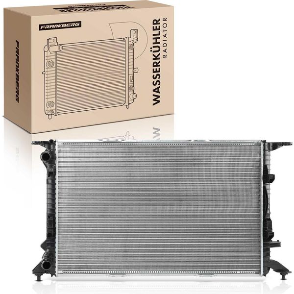 Frankberg 1X Radiatore Acqua Radiatore Motore Per Audi A4 A5 A6 Q3 Q5 1.4L-2.0L-image