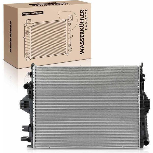 Frankberg 1X Radiatore Acqua Radiatore Motore Per Vw Touareg 7P5 7P6 4.2L 2010-2018-image