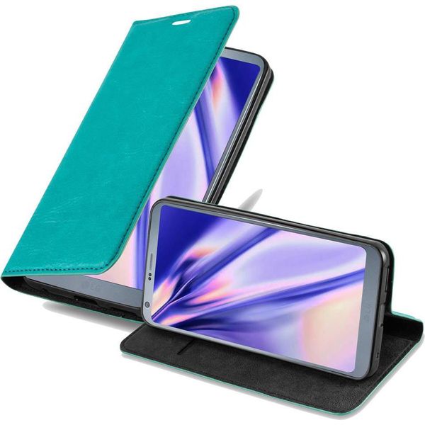 Cadorabo Custodia Per Lg G6 Cover Protettiva In Turchese Custodia Per Cellulare Cover Chiusura Magnetica-image