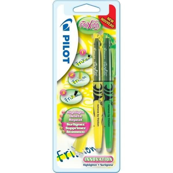 Pilot Evidenziatore Frixion, Giallo/Verde - 2 Pz-image