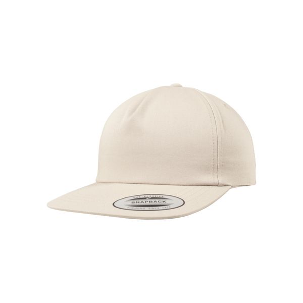 Flexfit 6502 | Unstructured 5-Panel Snapback / Chiusura A Scatto - Colore: Khaki - Taglia: Unica-image