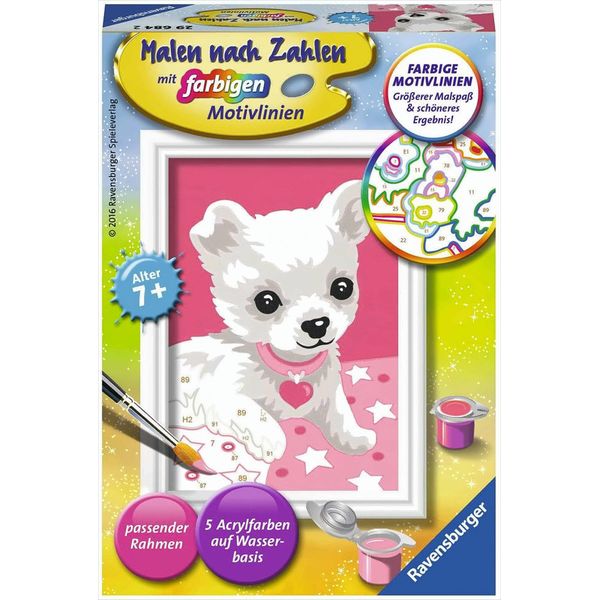 Ravensburger 29684 Ravensburger Malen-Nach-Zahlen Chihuaha-image