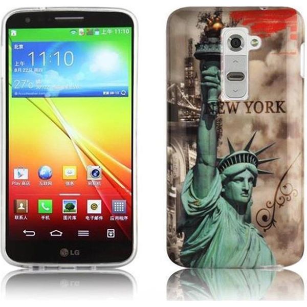 Cadorabo Custodia Per Lg G2 Cover Protettiva In Marrone Custodia Rigida Custodia Protettiva Per Cellulare Cover Etui-image