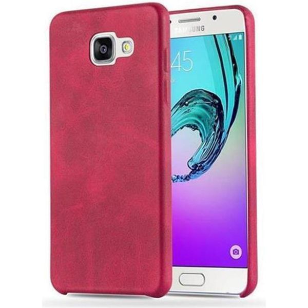 Cadorabo Custodia Protettiva Per Samsung Galaxy A3 2015 Cover In Rosso Custodia Rigida Telefono Cellulare Cover Ecopelle-image