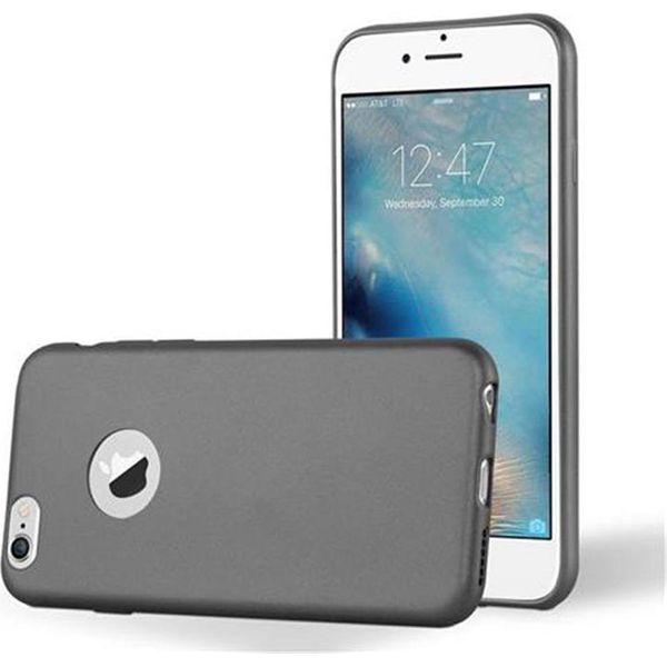 Cadorabo Custodia Protettiva Per Apple Iphone 6 Plus / 6S Plus Custodia In Grigio Telefono Cellulare Tpu Custodia In Silicone Custodia Cover-image