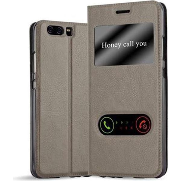 Cadorabo Custodia Protettiva Per Huawei P10 Cover In Marrone Custodia Del Telefono Cellulare Custodia A Libro Custodia Cover-image