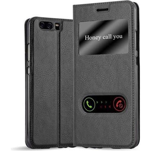 Cadorabo Custodia Protettiva Per Huawei P10 Cover In Nero Custodia Del Telefono Cellulare Custodia A Libro Custodia Cover-image