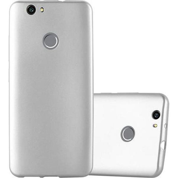 Cadorabo Copertura Protettiva Per Huawei Nova In Argento Custodia Del Telefono Cellulare Custodia In Silicone Tpu Custodia Cover-image