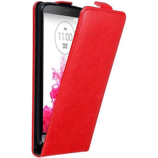 Custodia Cadorabo Per Lg G3 Cover Protettiva In Rosso Custodia Flip Per Telefono Cellulare Custodia Cover-image