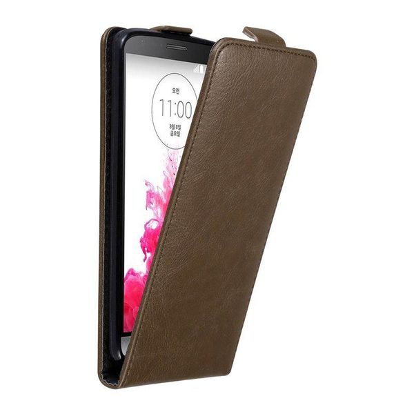 Custodia Cadorabo Per Lg G3 Cover Protettiva In Marrone Custodia Flip Per Telefono Cellulare Custodia Cover-image