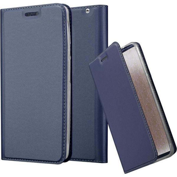 Cadorabo Custodia Per Cellulare Per Motorola Moto X Play Custodia Protettiva In Blu Cover Etui Book Case Booklet-image