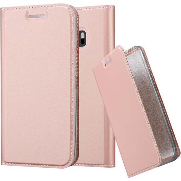 Cadorabo Custodia Per Cellulare Per Htc One M10 Custodia Protettiva In Rosa Cover Etui Book Case Booklet-image