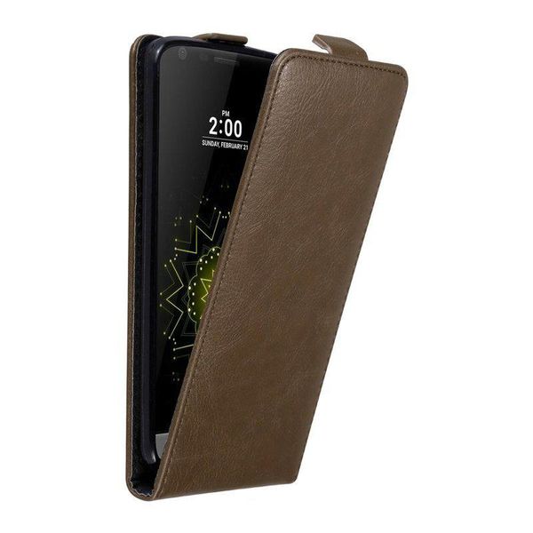 Custodia Cadorabo Per Lg G5 Cover Protettiva In Marrone Custodia Flip Per Telefono Cellulare Custodia Cover-image