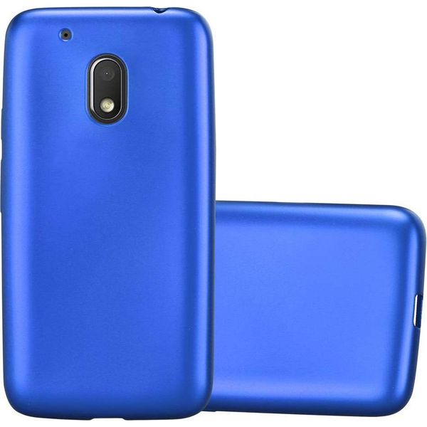 Cadorabo Custodia Protettiva Per Motorola Moto G4 Play Custodia In Blu Custodia Per Telefono Cellulare Custodia In Silicone Tpu Custodia Di Copertura-image