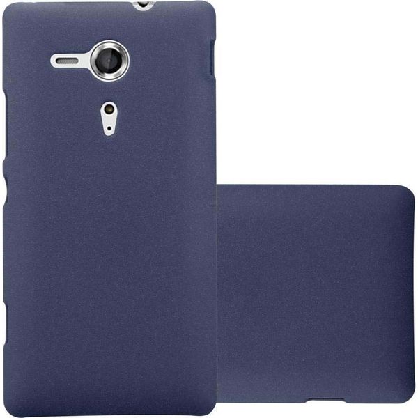 Cadorabo Custodia Protettiva Per Sony Xperia Sp In Blu Custodia Rigida Per Telefono Cellulare Cover-image