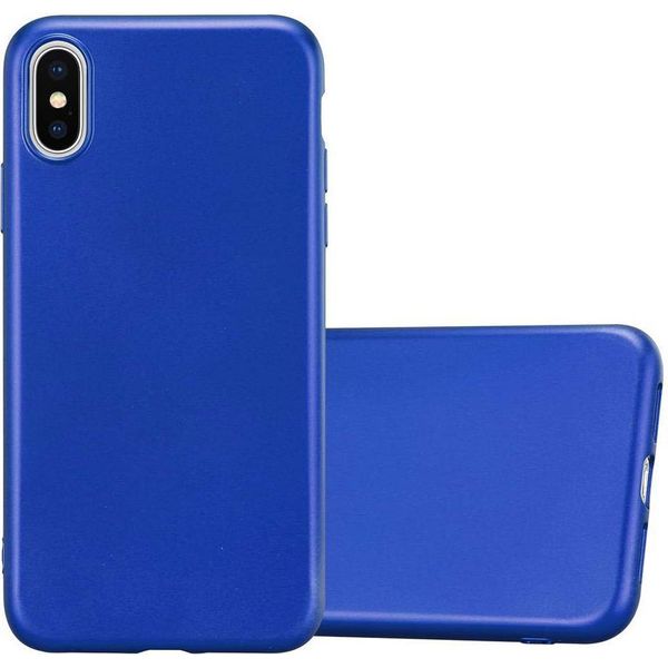 Cadorabo Custodia Protettiva Per Apple Iphone Xs Max In Blu Custodia Del Telefono Cellulare Tpu Custodia In Silicone Cover Case-image