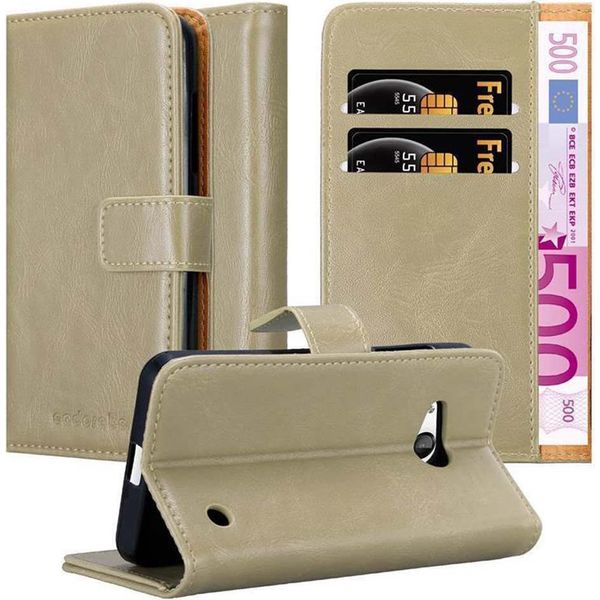 Cadorabo Cover Per Nokia Lumia 550 Cover Protettiva In Marrone Cover Per Cellulare Custodia Libro Custodia-image
