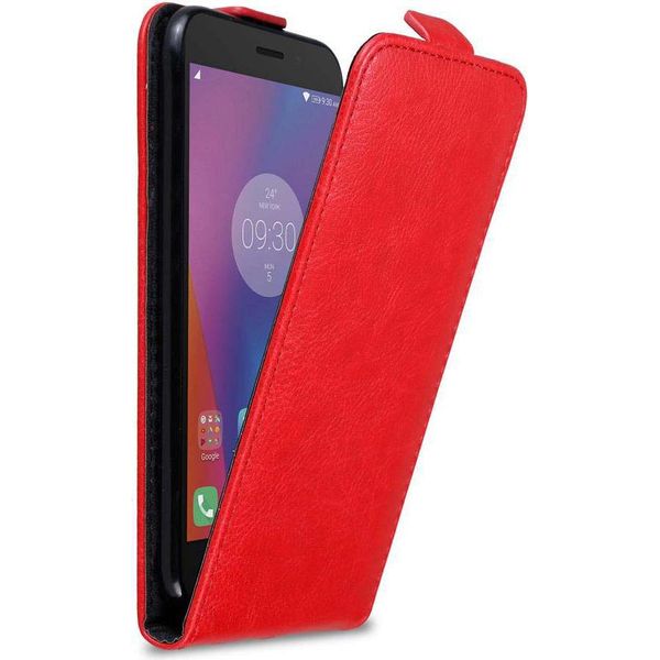 Custodia Cadorabo Per Lenovo K6 / K6 Power Cover Protettiva In Rosso Custodia Flip Per Telefono Cellulare Custodia Cover-image