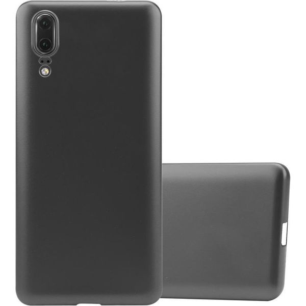 Cadorabo Custodia Protettiva Per Huawei P20 Cover In Grigio Custodia Del Telefono Cellulare Tpu Custodia In Silicone Custodia Cover-image