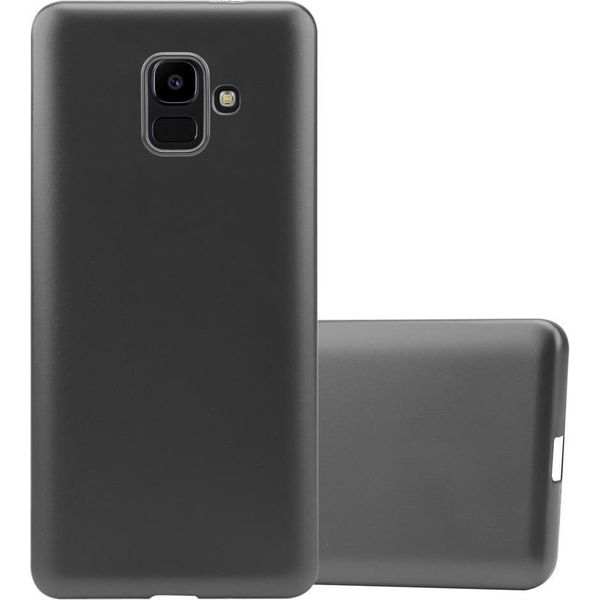 Cadorabo Custodia Protettiva Per Samsung Galaxy J6 2018 Cover In Grigio Custodia Per Telefono Cellulare Tpu Custodia In Silicone Cover Case-image