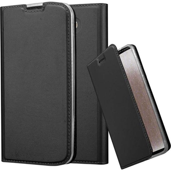 Cadorabo Custodia Del Telefono Cellulare Per Lg K10 2016 Custodia Protettiva In Nero Cover Etui Book Case Booklet-image