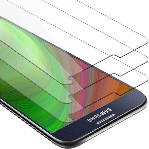 Cadorabo 3X Pellicola Blindata Per Samsung Galaxy A7 2015 Pellicola Protettiva In Vetro Temperato Trasparente Screen Protector-image