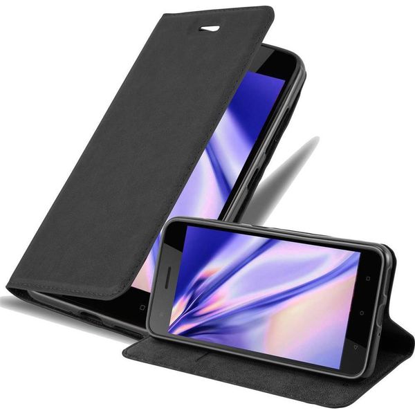 Cadorabo Cover Per Htc Desire 10 Pro Cover Protettiva In Nero Custodia Per Cellulare Cover Chiusura Magnetica-image