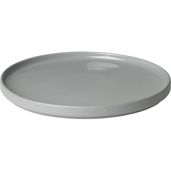 Blomus Piatto Da Portata Pilar, Grigio Mirage, Ceramica, H 2 Cm, Ø 27 Cm, 63717-image