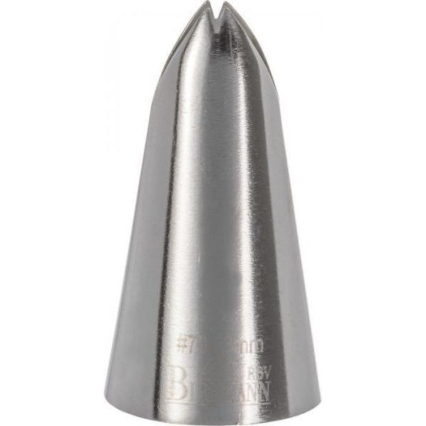 Beccuccio A Foglia Birkmann #70, Beccuccio Per Tubature, Beccuccio Per Guarnire, Accessorio Da Forno, Acciaio Inox, Ø 1,3 Cm, 411487-image