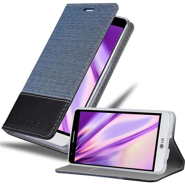 Cadorabo Custodia Per Lg G3 Mini / G3 S Custodia Protettiva In Blu Custodia Per Cellulare Custodia A Libro Cover-image