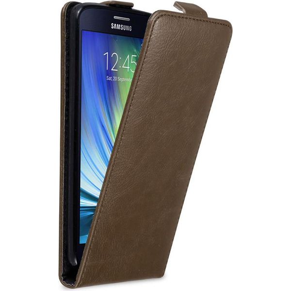 Cadorabo Cover Per Samsung Galaxy A8 2015 Cover Protettiva In Marrone Flip Case Custodia Del Telefono Cellulare Cover-image