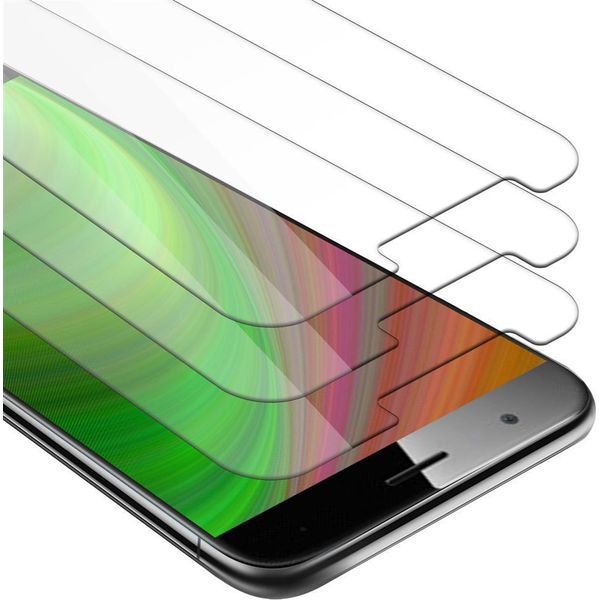 Cadorabo 3X Proteggi Schermo Blindato Per Huawei G7 Plus In Vetro Temperato Trasparente-image