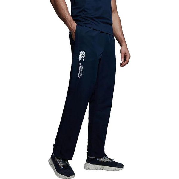Canterbury - Pantaloni Della Tuta Con Orlo Aperto, Uomo Bianco E Blu, Taglia L Sport-image